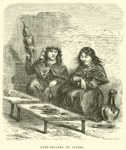 Tart-sellers at Acopia by Edouard Riou